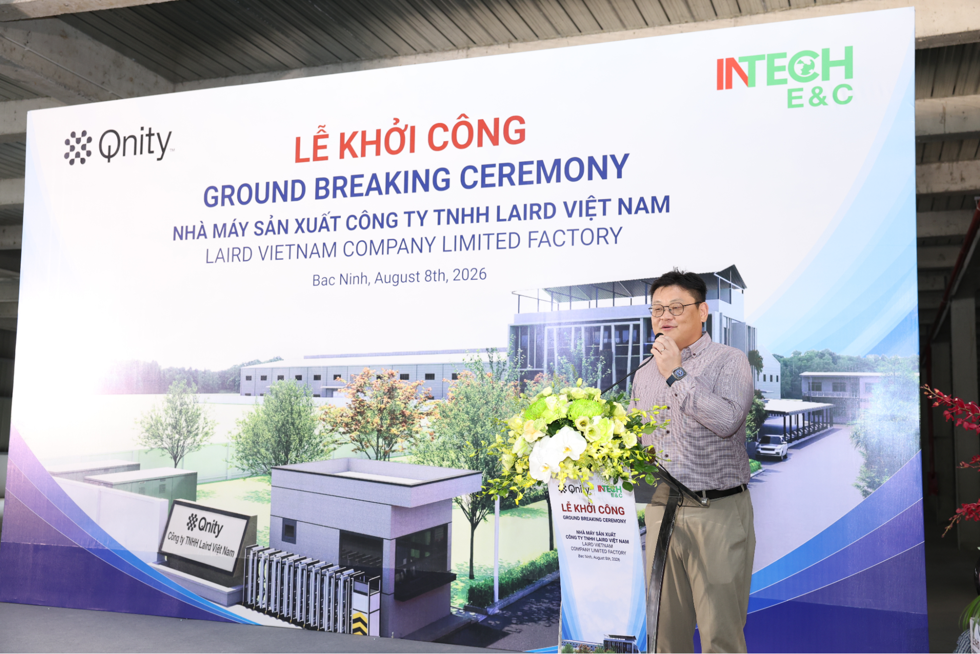 INTECH GROUP CHÍNH THỨC KHỞI CÔNG DỰ ÁN MỞ RỘNG NHÀ MÁY LAIRD VIỆT NAM TẠI BẮC NINH 3 image2